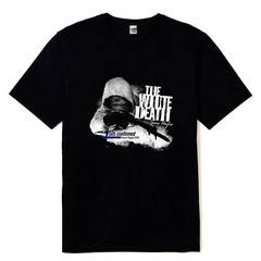 New Simo Hayha Finland Sniper Mens Black T Shirt Sizes S M L XL 2XL 3XL 4XL 5XL
