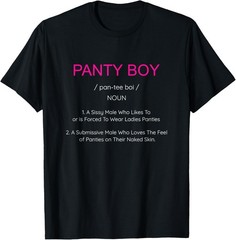BDSM Kinkster Sissy Panty Boy Submissive Panties Kink TShirt