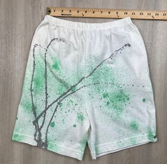 VTG 1993 Single Stitch Native American Hand Painted T Shirt Short Set USA Made
