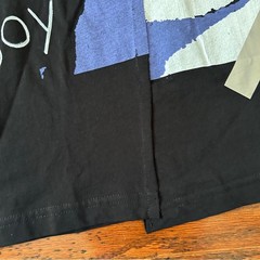 Faith Connexion Reconstructed Graphic Tee in Black/Multi Size Medium NWT