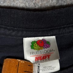 Fruit of the Loom I Heart NY T-Shirt Mens XL Black Big Apple Graphic VTG READ