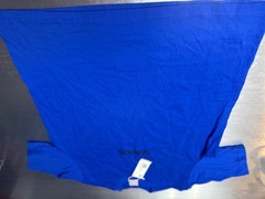 Adidas Mens Linear T-Shirt Team Royal Blue Cotton Graphic Logo Tee Size L NWT