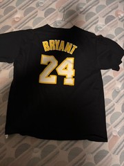 Y2K Kobe Bryant Black, Un Graphic, Unisex T-Shirt, Majestic Brand Screen Print ￼