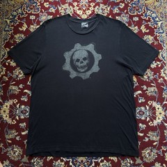 Vintage 2000s Gears Of War 2 Crimson Omen Xbox 360 Promo Video Game T-shirt
