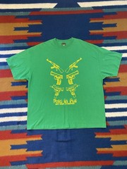 Paid in Full Bay Area Strapped Green T-Shirt 3XL D-Boy Apparel Uzi AK-47 Guns