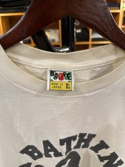 Vintage Bape T Shirt A Bathing Ape x Baby Milo White Size XL