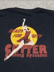 Cutter Drilling Systems Ready For Duty Oil Petroleum Black Large Shirt South TX