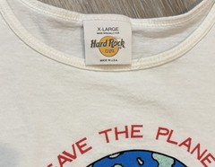 Vintage 90s Hard Rock Cafe New York Tank Top Save The Planet Size XL New