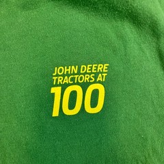 John Deere Tractors Shirt At 100 Graphic Men’s XL Green The Legend Runs On Tee