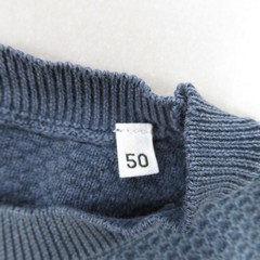 Aspesi Shirt Mens 50 Long Sleeve Crew Neck Blue Lightweight Casual Outdoors