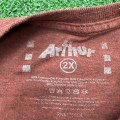 Arthur PBS Cartoon Intro T-Shirt Short Sleeve Red Mens Size 2XL