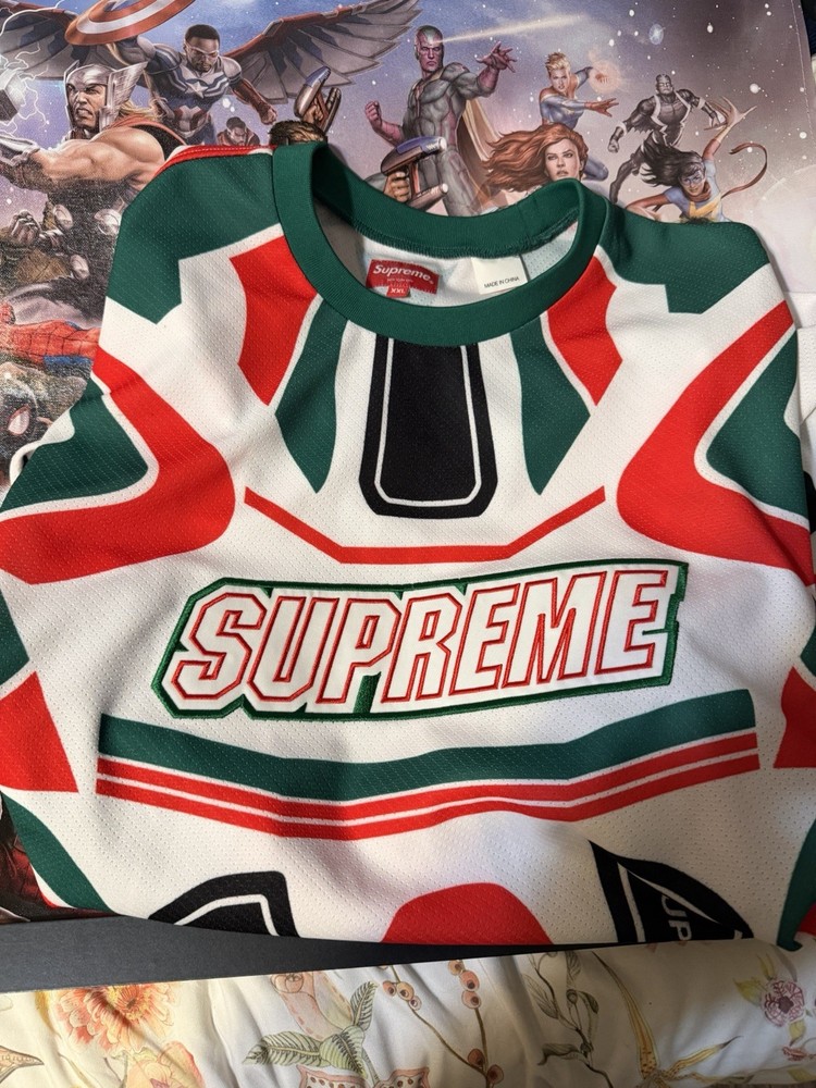 Supreme Decals Moto Jersey Large Streetwear