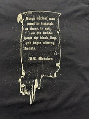 Grunt Style Black 1776 Skull Flag Graphic Print Crew Neck T-Shirt Mens Large