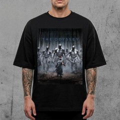 The Odyssey 2026 Movie Graphic T-Shirt Unisex Cotton Retro Film Merch Tee Black