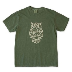 Tribal Owl T-Shirt | Intricate Celtic Knot Wisdom Unisex Unisex Tee Shirt