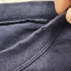 Vintage Pluma Shirt Mens MED blue Heavyweight 100% Cotton Short Sleeve Tee Blank