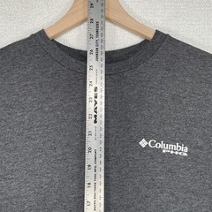 Columbia PHG Shirt Mens M Gray Outdoor Long Sleeve Hunting Crew Neck
