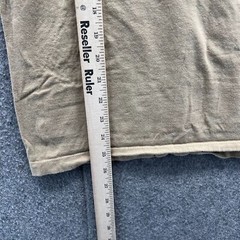 The North Face Shirt Mens Medium Khaki Crewneck Bulls Tan Beige Cotton Print