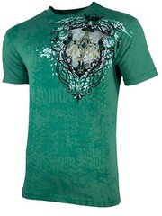 Archaic by Affliction Men’s T-Shirt Acle Biker Cross Y2K S-5XL