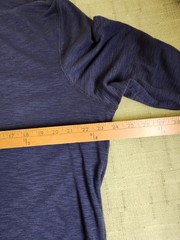 Men’s Apt. 9 Premier Flex Long Sleeve Navy Blue Henley Shirt, Size Extra Large