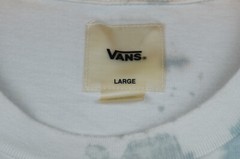 Vans Paint Blotted White T-shirt size Large