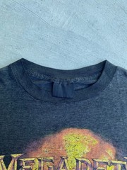 Vintage 1987 Megadeth T-Shirt Mens Large Black Single Stitch 80s Radioactive