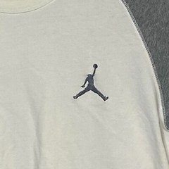 Jordan Large Men’s Half Sleeve Two Tone Crewneck Shirt