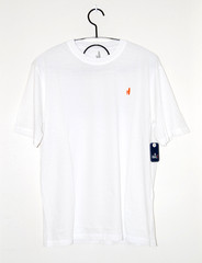 NWT johnnie-O. Men’s White Rolling Wave Graphic SS Crew T-Shirt sz M