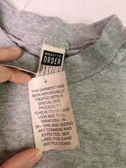 Made To Order Basics Gray Blank T Shirt 3X Made In USA 100% Cotton NWT