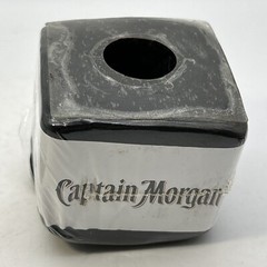 2-Vtg Captain Morgan Graphic T-Shirts Pirate Logo Front Back Rum (Size Unknown)