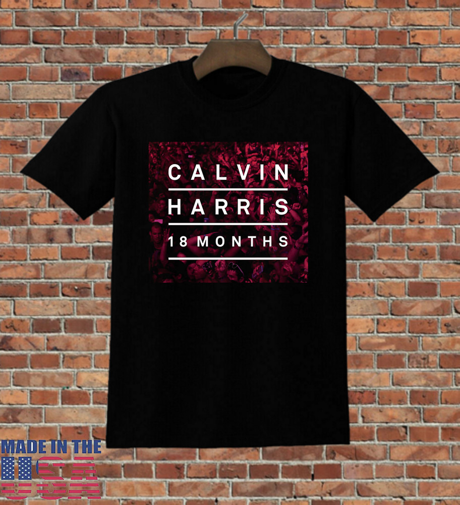Calvin Harris 18 Months Deluxe Edition T Shirt Full Size S-5XL