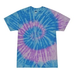 Tie Dye T-Shirts Multi-Color Adult XL 100% Cotton Colortone