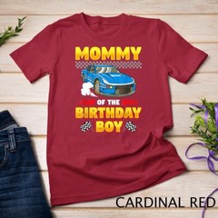 Mommy of the Birthday Boy Race Car Racing Party Family T-Shirt Unisex T-shirt