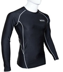 Men’s Compression Shirts Athletic Gym Training Workout Rash Guard Full Sleeve