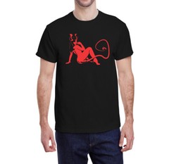 DEVIL GIRL Unisex T-Shirt Multi Colors S-XL FREE S&H! Kyle Millar art Pin-Up