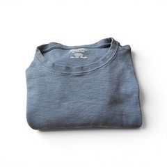 Kirkland Brand Men’s Basic Tee, XL, Muted Slate Blue, 100% Cotton, Never Worn
