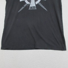 Warrior XII American Flag I Fear No Evil T Shirt Mens Large Black Knight Templar