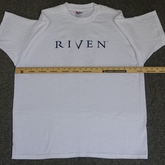 Riven T Shirt XL VTG 90s 1997 Cyan Video Game Promo PC Computer Myst Sequel Tee