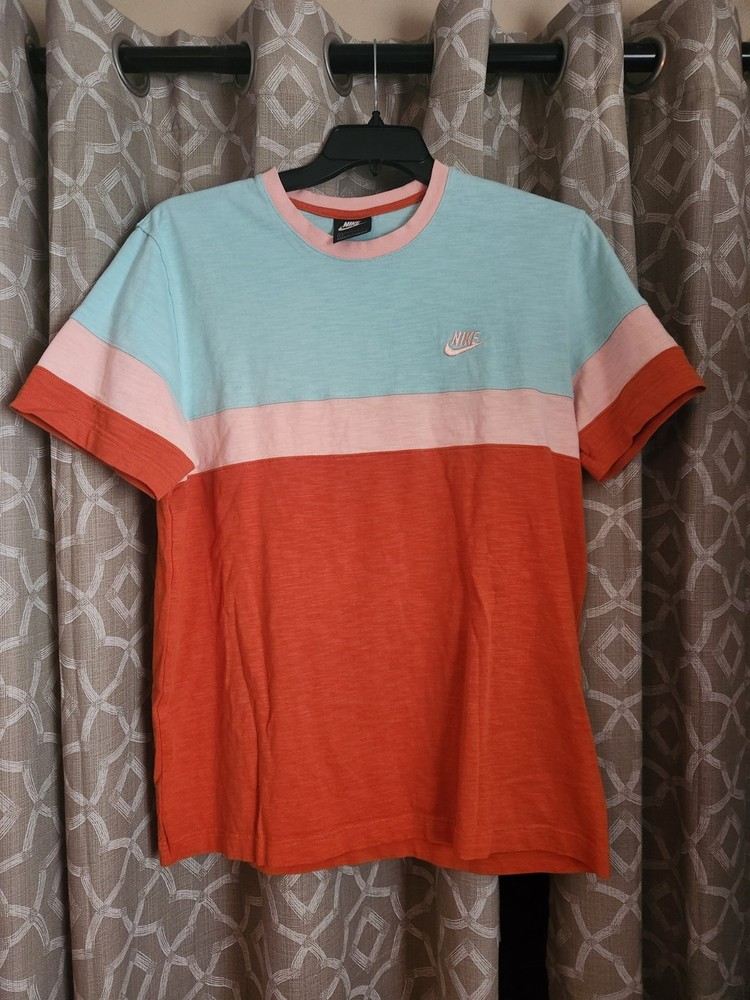 Nike Sportswear Size L Short Sleeve TShirt CZ9980-382 Cotton