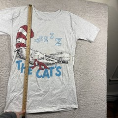 Vintage 90’s Dr Seuss Cat in the Hat Sleep Shirt Adult One Size Oversized 1995