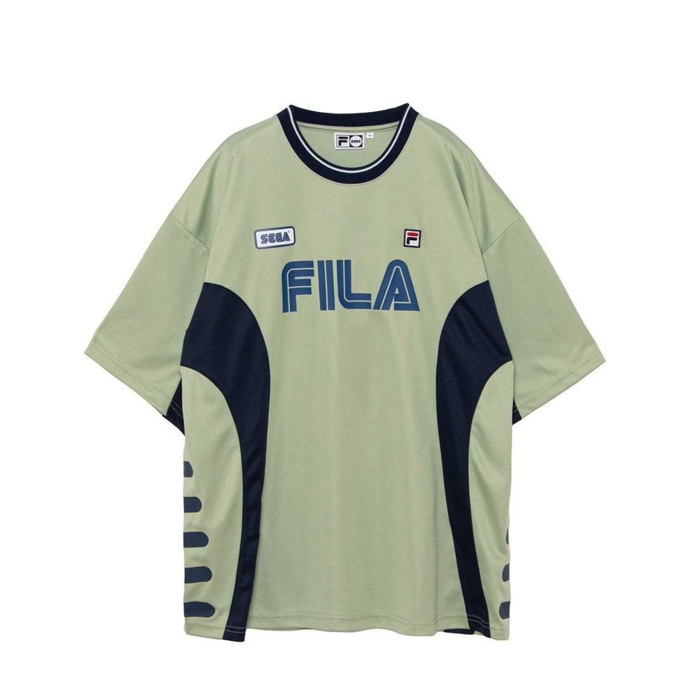 FILA x SEGA TEE Moisture-wicking quick-drying UV protection UnisexKhaki, Black