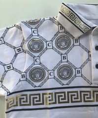 Men’s Bucheli Polo T Shirt,Italian Style,Cotton,Slim Fit,Stretch S…..A20.