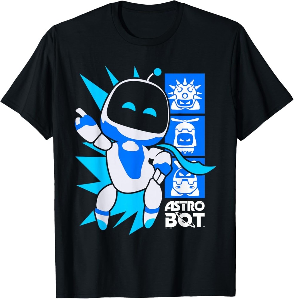 Astro Bot Rescue Mission Victory Pose Video Game T-Shirt