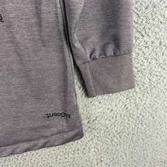 AbScent Hunting Shirt Mens XL Gray Long Sleeve Mock Neck Made USA Ace Sportswear