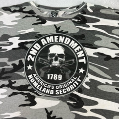 Code V5 Military Camo Shirt Mens XL Gun Rights Patriotic Militia 2nd Amendment