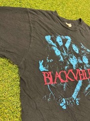 Vintage Bay Island Sportswear T Shirt Mens Large Black Black Veil Brides Graphic