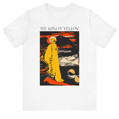 King in Yellow Shirt Classic Horror Literature Tee Lovecraft Gothic Unisex Tee