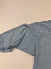 Vintage Stedman Shirt Mens Large Blue Blank Crewneck Short Sleeve Tee Basic