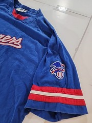 Vtg Lee Sport [Team] Crewneck Blue Red Contrast Collar Retro Gorpcore XL