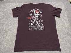 NSC National Shooting Complex til the day I die Burgundy Red Shirt Large Texas